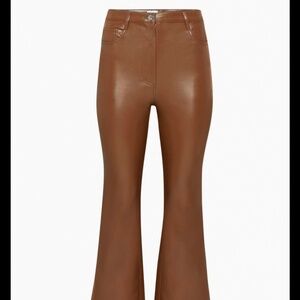 Wilfred Melina Flare faux leather pants Aritzia